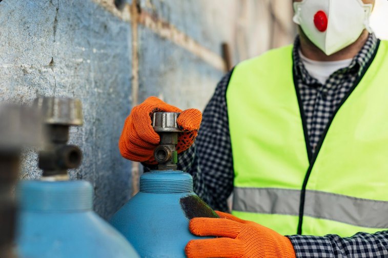 Residential gas installation